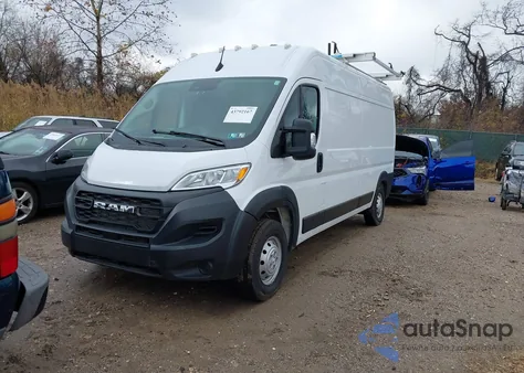 2023 Ram Promaster 2500 High Roof 159 Wb from USA, damaged, VIN 3C6LRVDG0PE54620